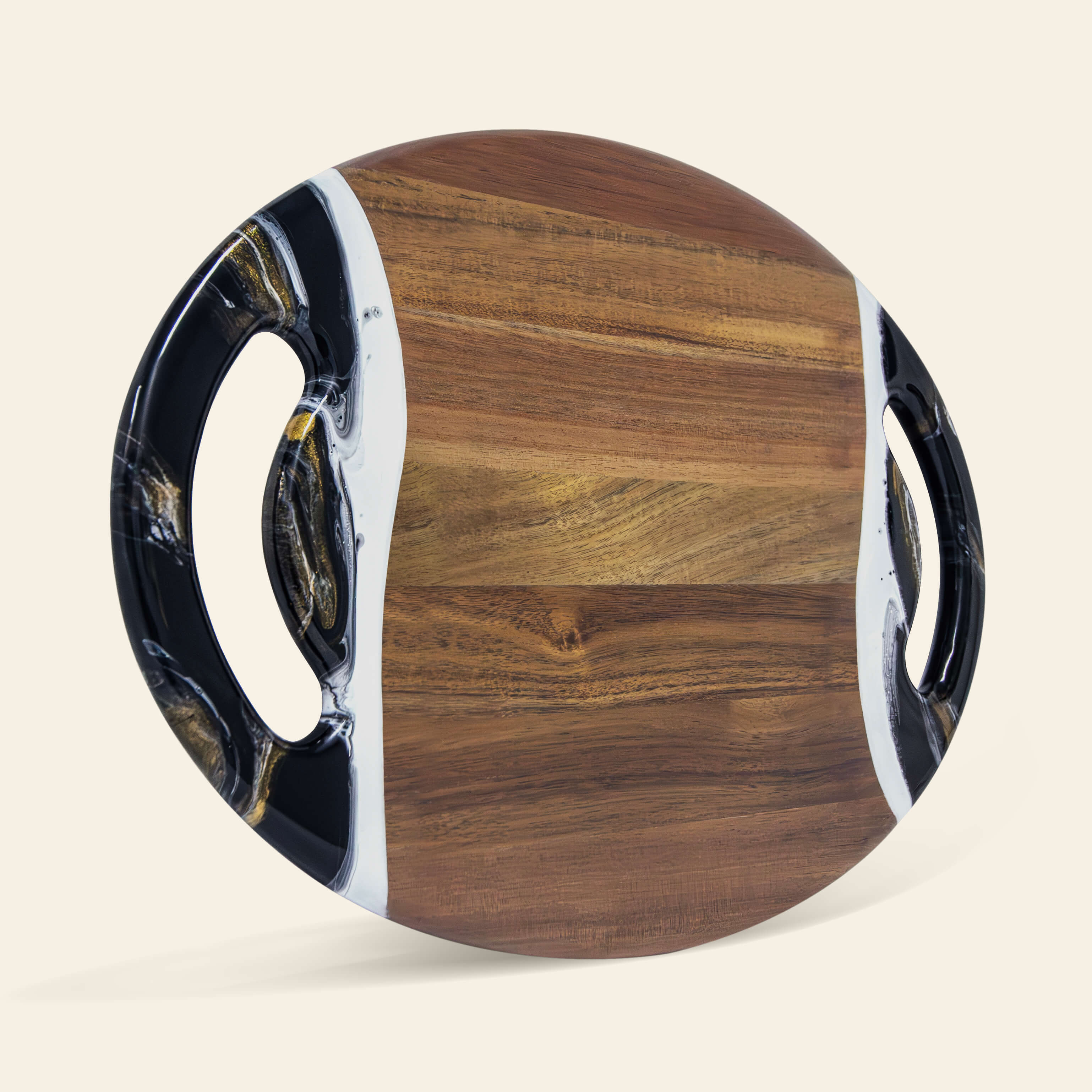 XL Oval Acacia Board With 2 Handles