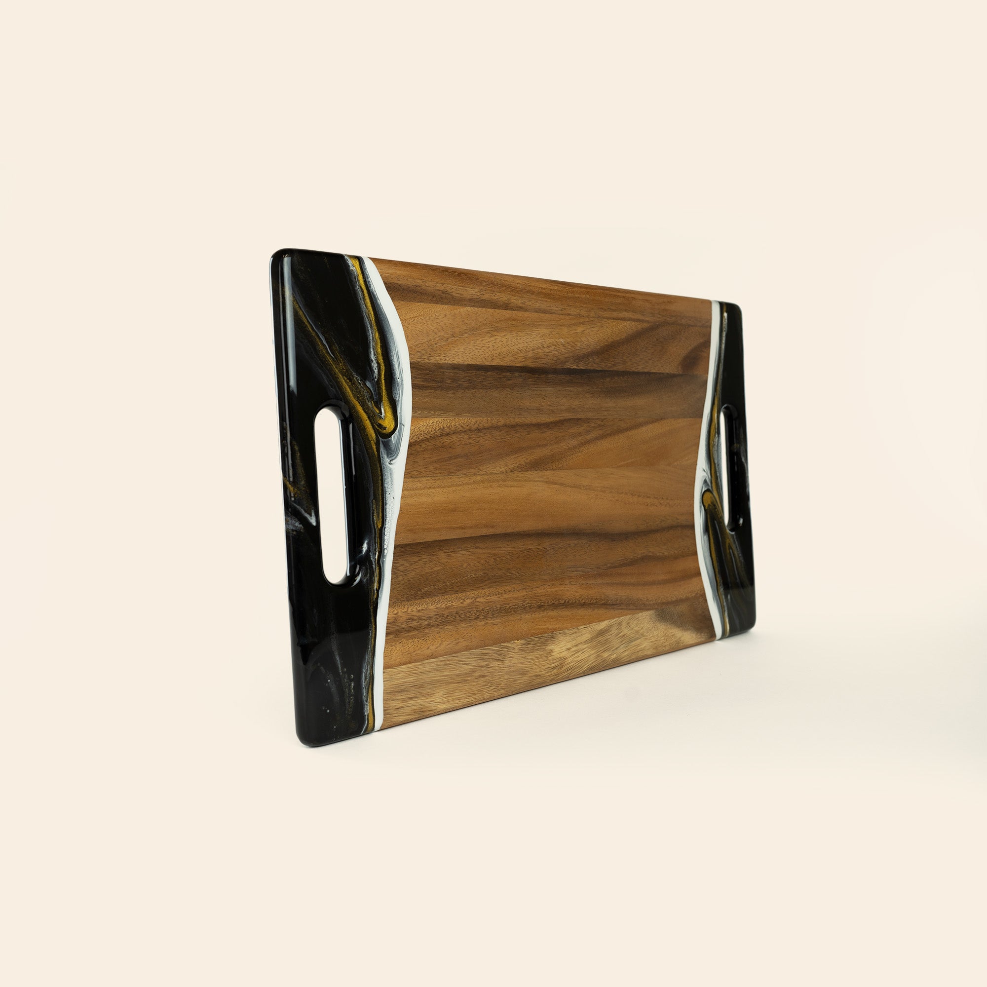 2XL Rectangle Acacia Board With 2 Handles