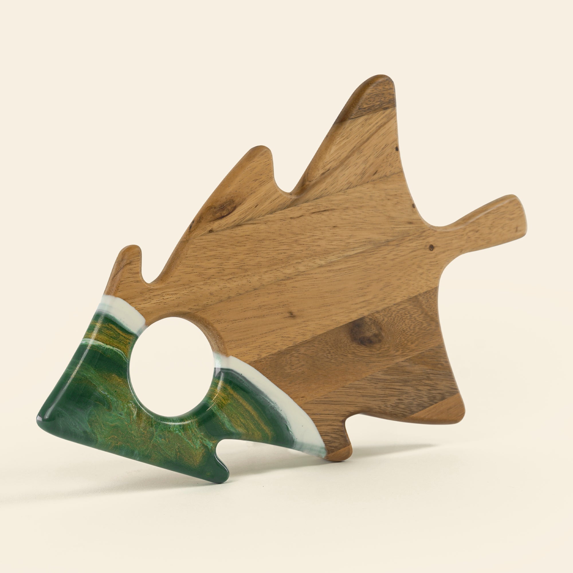 XL Christmas Tree Acacia Board With Dip Holder