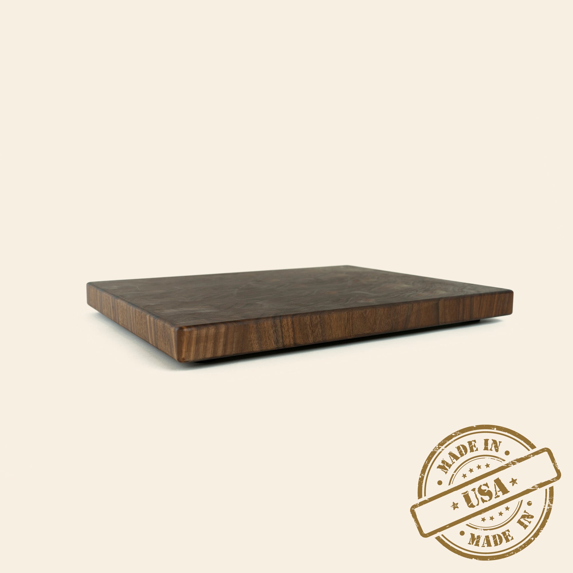 XL Rectangle Walnut Board with Grain on End